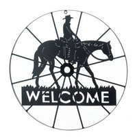 Cowboy Welcome Sign